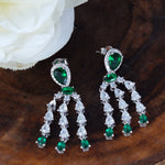 Load image into Gallery viewer, Meena Chandeliers 925 Silver Earrings
