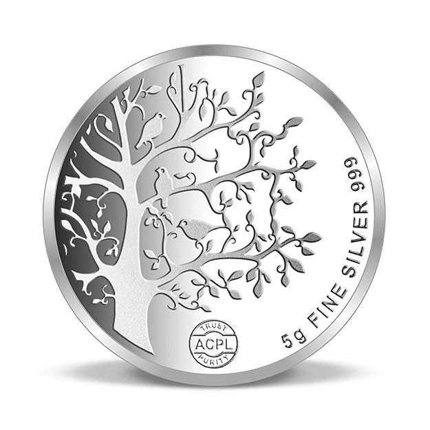 Tree of Life BIS Hallmarked 999 purity Silver Coins  Available in 20, 10 & 5 GMS
