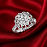 Load image into Gallery viewer, Nakshatram Marquise Star 925 Sterling Silver Ring