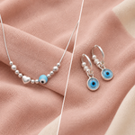 Load image into Gallery viewer, Elegant 925 Sterling Silver Pendant with Chain & Earrings Set