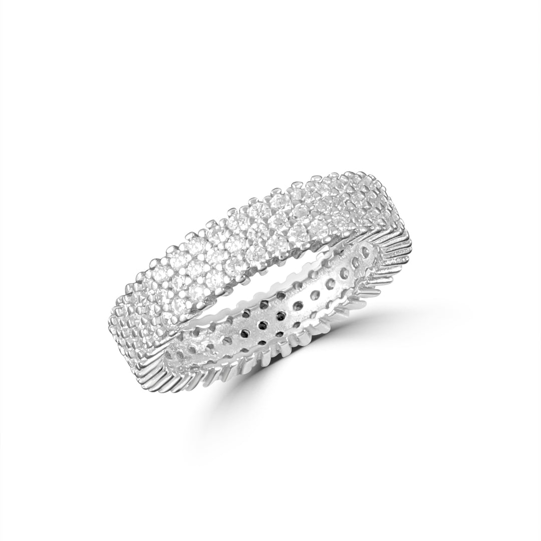 Eternal Premium 925 Sterling Silver Full Eternity Ring