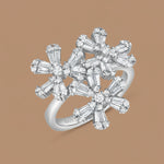 Load image into Gallery viewer, Ethena Flower 925 Sterling Silver Ring