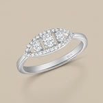 Load image into Gallery viewer, Shubham Trinity 925 Sterling Silver Ring.