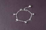 Load image into Gallery viewer, Charm Bracelet 925 Sterling Silver Bracelet