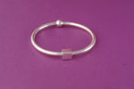 Load image into Gallery viewer, Sterling Plain Silver Bracelet Openable (Free Size)