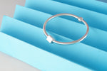 Load image into Gallery viewer, Sterling Plain Silver Bracelet Openable (Free Size)