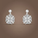 Load image into Gallery viewer, Yuva 925 Pure Sterling Silver Rhodium-Plated Dangler Earrings