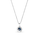 Load image into Gallery viewer, Evil Eye 925 Sterling Silver Pendant With Chain