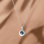 Load image into Gallery viewer, Evil Eye 925 Sterling Silver Pendant With Chain