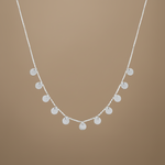 Load image into Gallery viewer, 925 Sterling Silver Disc Necklace