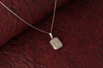 Load image into Gallery viewer, Photo Locket Rectangle Openable Pendant 925 Sterling Silver With Chain