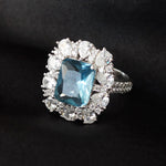 Load image into Gallery viewer, The Celestial Bridal 925 Silver Ring