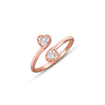 Load image into Gallery viewer, Damia 925 Silver Rings Adjustable Size. Fits Indian ring size 9 to 17