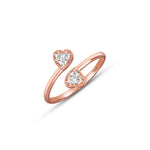 Load image into Gallery viewer, Damia 925 Silver Rings Adjustable Size. Fits Indian ring size 9 to 17