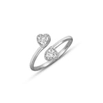 Load image into Gallery viewer, Damia 925 Silver Rings Adjustable Size. Fits Indian ring size 9 to 17