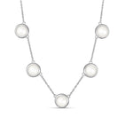 Load image into Gallery viewer, White Pearlwinkle 925 Necklace with Adjustable Length