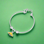 Load image into Gallery viewer, silver baby bracelet