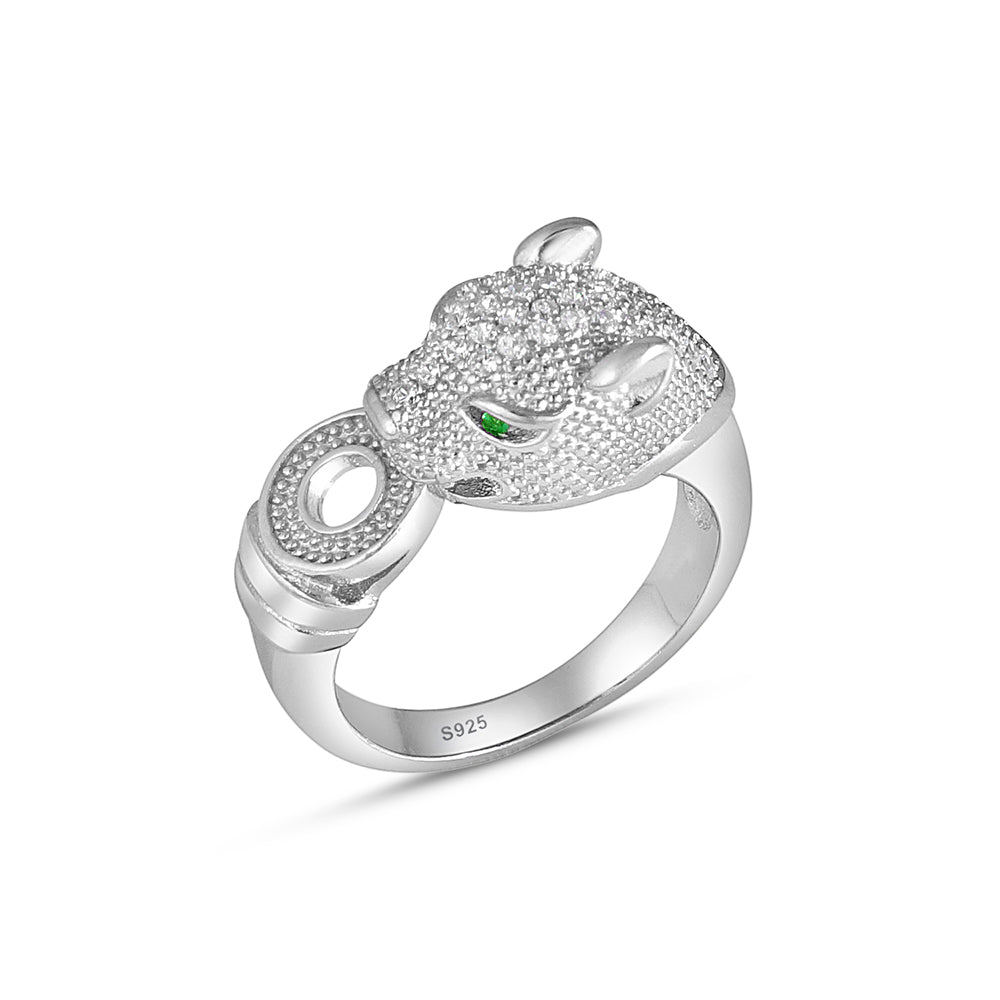 Panthera Novel 925 Sterling Silver Ring