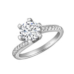 Load image into Gallery viewer, Jagruti Octa 925 Sterling Silver Solitaire Ring