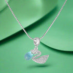 Load image into Gallery viewer, Silver Pendant with chain