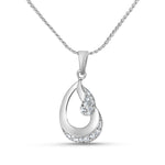Load image into Gallery viewer, Yuva Mrignaini Sterling Silver Pendant with chain (Chain Length 18 inches)