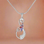 Load image into Gallery viewer, Silver Pendant with chain