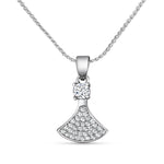 Load image into Gallery viewer, Yuva Ballerina Sterling Silver Pendant with chain (Chain Length 18 inches)