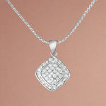 Load image into Gallery viewer, Silver pendant with chain
