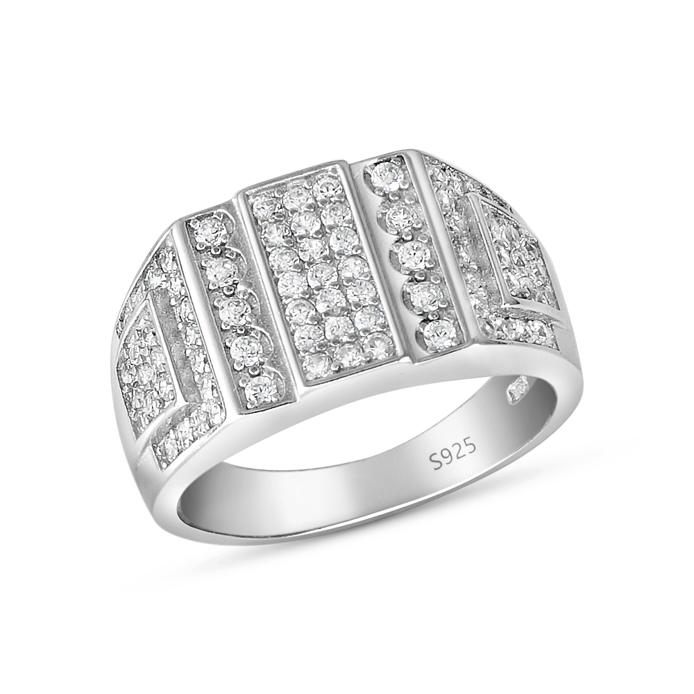 Zeus Eis 925 Sterling Silver Men's Ring