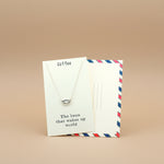 Load image into Gallery viewer, The Been That Wakes Up World 925 Sterling Silver Lips Shape Pendant With Chain Adjustable Length