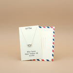 Load image into Gallery viewer, The Been That Wakes Up World 925 Sterling Silver Pendant Adjustable Chain with Message Postcard