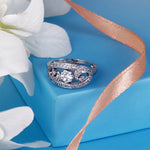 Load image into Gallery viewer, Smriti Illusion 925 Sterling Silver Ring