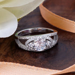 Load image into Gallery viewer, UNO Solitaire 925 Silver Ring