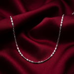 Load image into Gallery viewer, Silver Link 925 Sterling Silver Women's Chain 18 Inch
