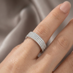 Load image into Gallery viewer, Sparkling Eternity Yuva 925 Sterling Silver Ring