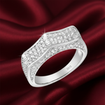 Load image into Gallery viewer, Sparkling Humpy Eternity 925 Sterling Silver Ring