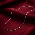 Load image into Gallery viewer, Silver Link 925 Sterling Silver Women's Chain 18 Inch