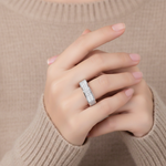 Load image into Gallery viewer, Sparkling Humpy Eternity 925 Sterling Silver Ring