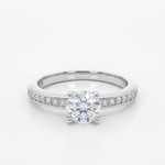 Load image into Gallery viewer, Timeless 925 Sterling Silver Solitaire Halo Ring Luxury Shine