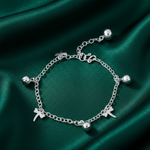 Load image into Gallery viewer, Charm Bracelet 925 Sterling Silver Bracelet