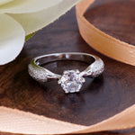 Load image into Gallery viewer, Signia Solitaire 925 Silver Ring