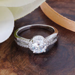 Load image into Gallery viewer, Subham Halo 925 Silver Ring