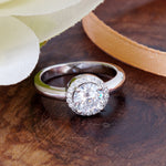 Load image into Gallery viewer, Uno Solitaire 925 Silver Ring