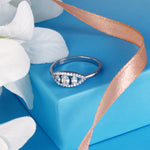 Load image into Gallery viewer, Shubham Trinity 925 Sterling Silver Ring.