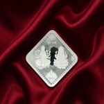 Load image into Gallery viewer, Laxmi Ji And Ganesh Ji 999 purity Silver Coins 10 Gms