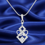 Load image into Gallery viewer, Elegant 925 Sterling Silver Pendant with Chain & Earrings Set