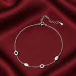 Load image into Gallery viewer, Madhuban Odyssey 925 Sterling Silver Anklets with Adjustable Length