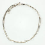 Load image into Gallery viewer, 925 Sterling Silver Double Layer Anklet for Women