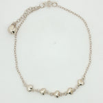 Load image into Gallery viewer, Heart Shape 925 Sterling Silver Anklets with Adjustable Length