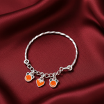 Load image into Gallery viewer, One Pair Bloom Kids 925 Silver Bracelet (Age group: Newborn to 3 years)